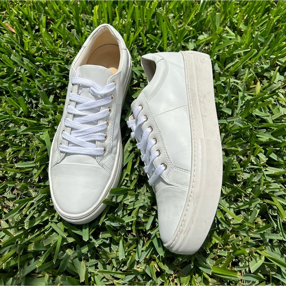 VAGABOND Judy platform Sneakers white leather size 10 $160 - Picture 12 of 16